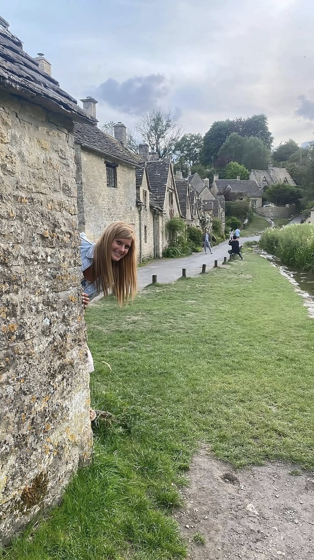 Paola Breazzano in Bibury, Cotswolds